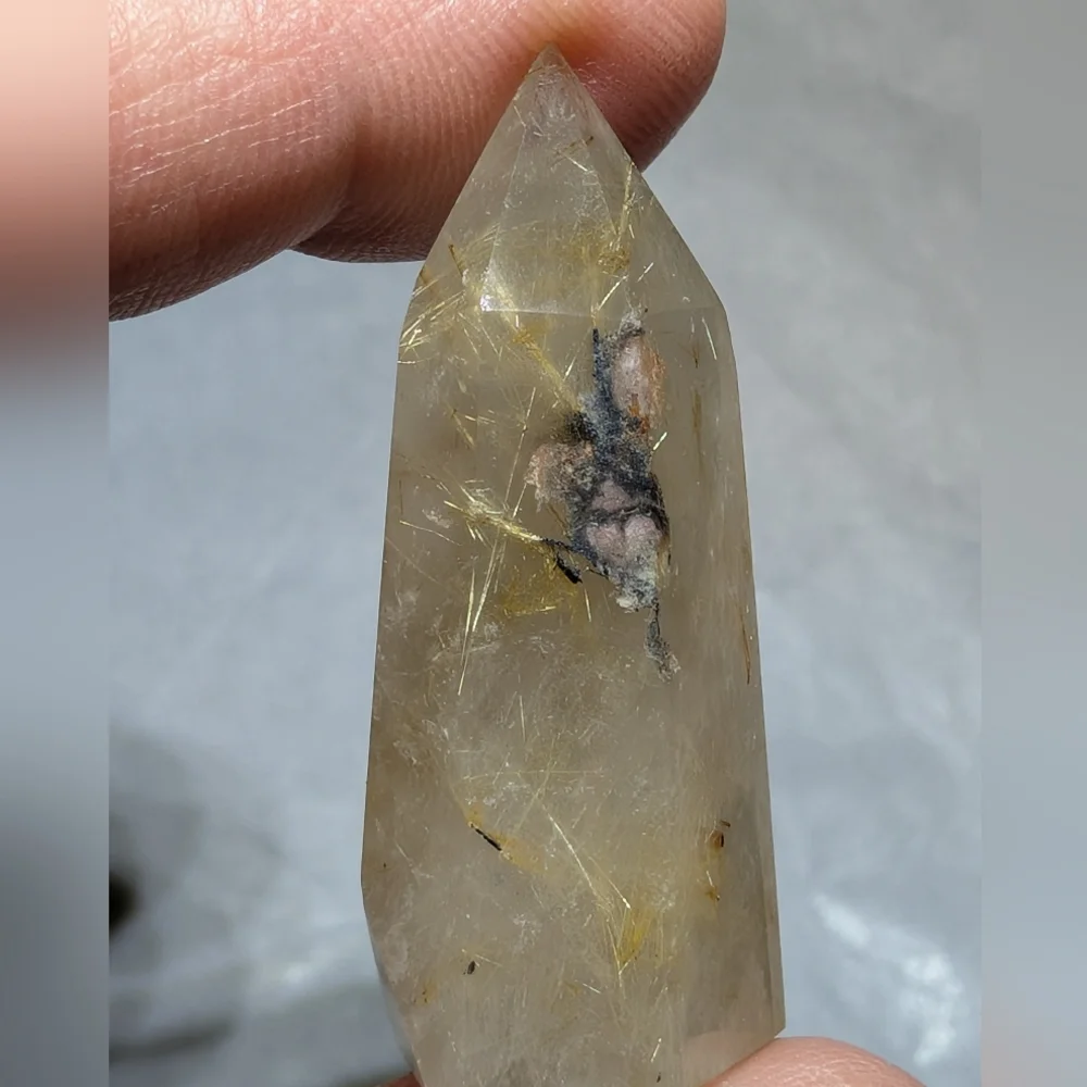 Golden Rutilated Quartz Mini Tower - Picture 6 of 6